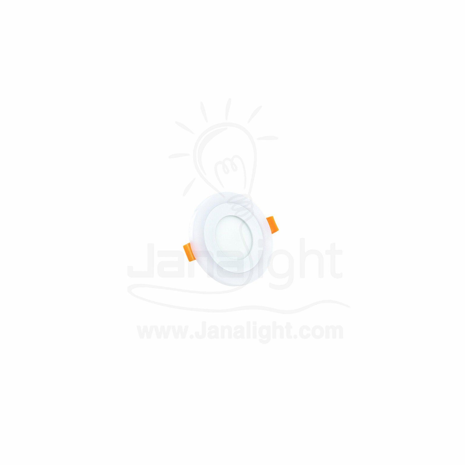 سبوت بانيل اكرليك ابيض وورم 3 وات و3 وات acrylic spotlight 3 watt warm